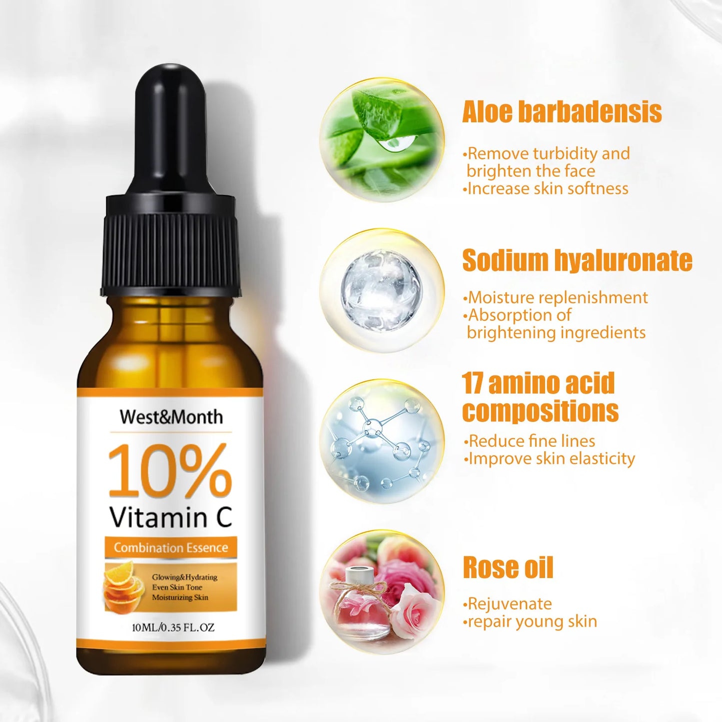 Vitamin C Serum To Skin Serum Hydrating Resurfacing Nourishing Serum Beauty Care Cosmetics