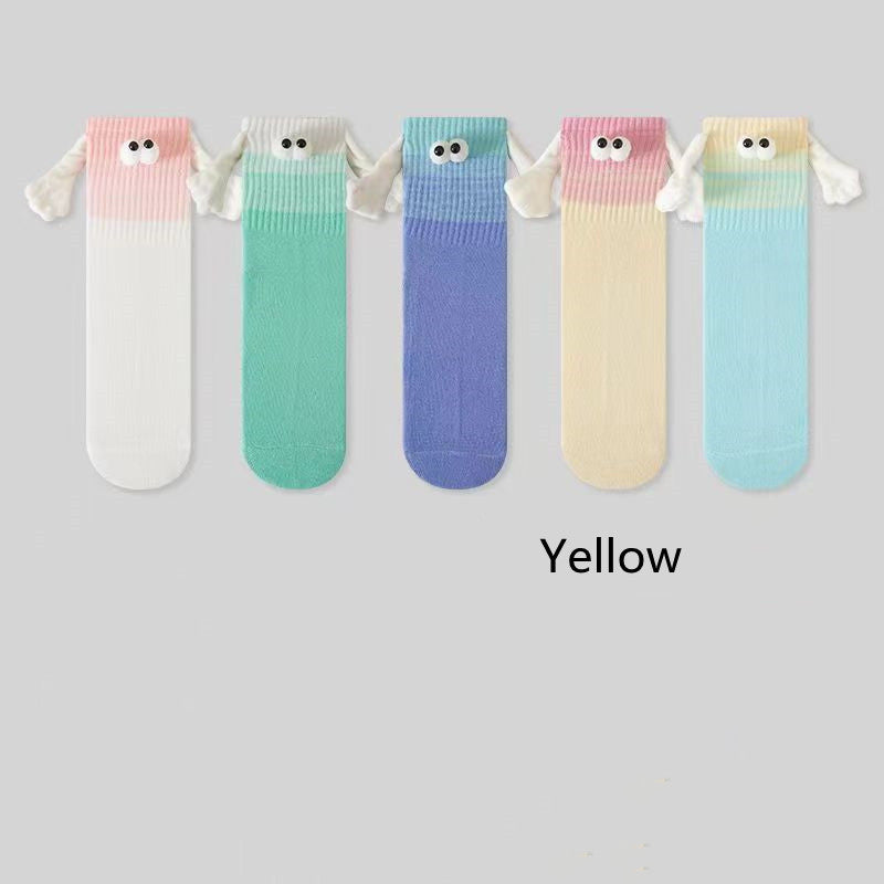 Gradient Color Socks That Pull On The Hand
