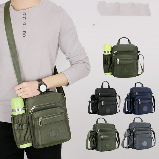 Men's Nylon Large Capacity Shoulder Messenger Bag