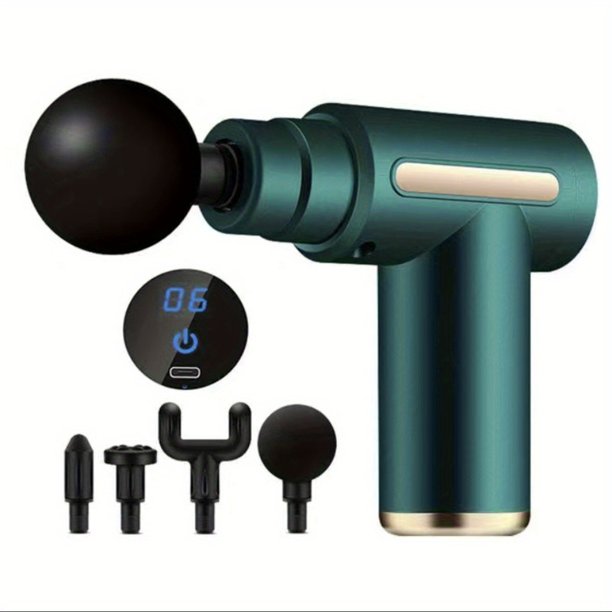 Massage Gun, Deep Tissue Muscle Handheld Percussion Massager, Suitable For Body, Back And Neck Relaxation, Compact And Elegant Design For Women, Holiday Gift