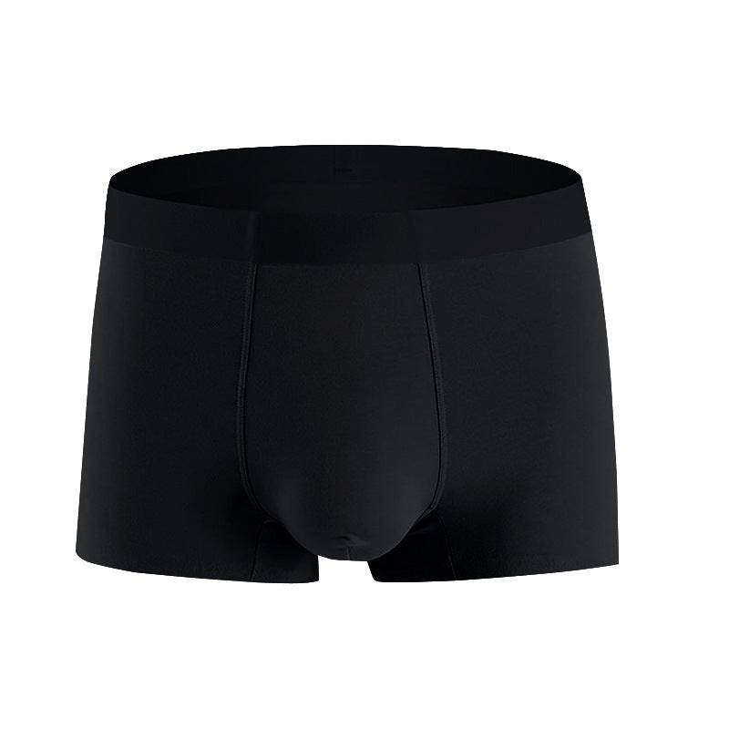 Modal Texture Men's Traceless Flat Angle Large Size Panties Pure Cotton
