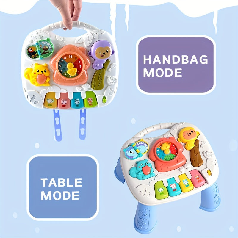 Multi-Functional Early Education Toy Game Table for Infants And Toddlers 18 Months And Up, Sparking Curiosity And Creativity, Music And Lights Enhance Cognitive Development