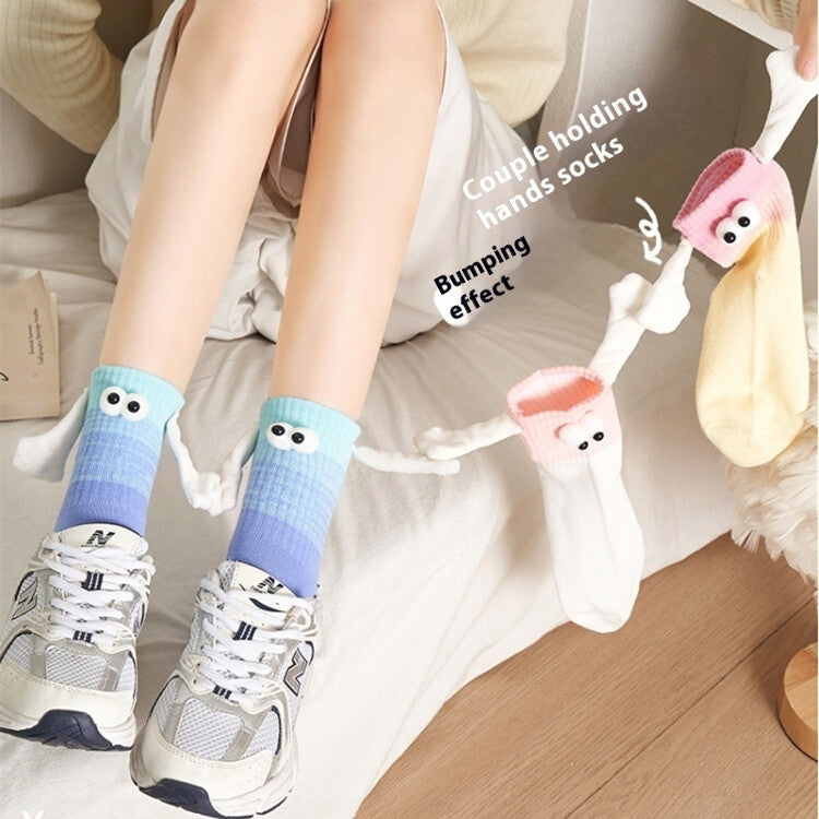 Gradient Color Socks That Pull On The Hand