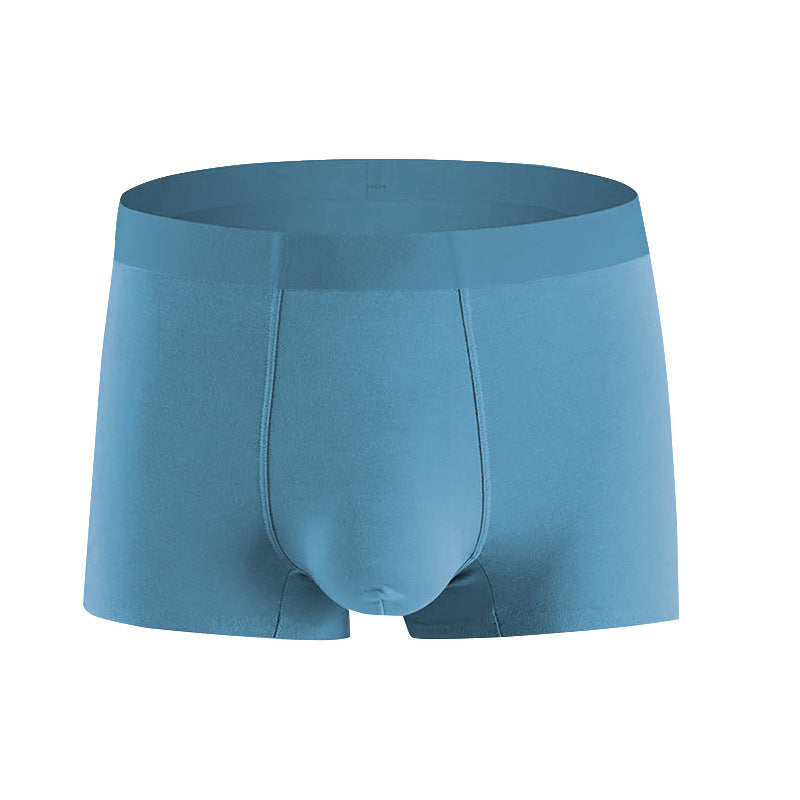 Modal Texture Men's Traceless Flat Angle Large Size Panties Pure Cotton