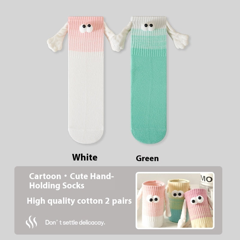 Gradient Color Socks That Pull On The Hand