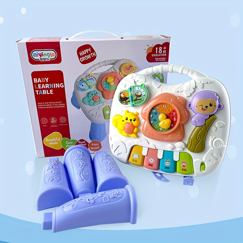 Multi-Functional Early Education Toy Game Table for Infants And Toddlers 18 Months And Up, Sparking Curiosity And Creativity, Music And Lights Enhance Cognitive Development
