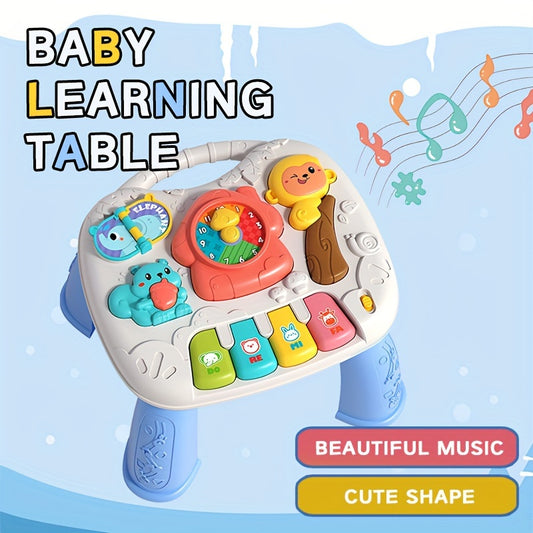 Multi-Functional Early Education Toy Game Table for Infants And Toddlers 18 Months And Up, Sparking Curiosity And Creativity, Music And Lights Enhance Cognitive Development