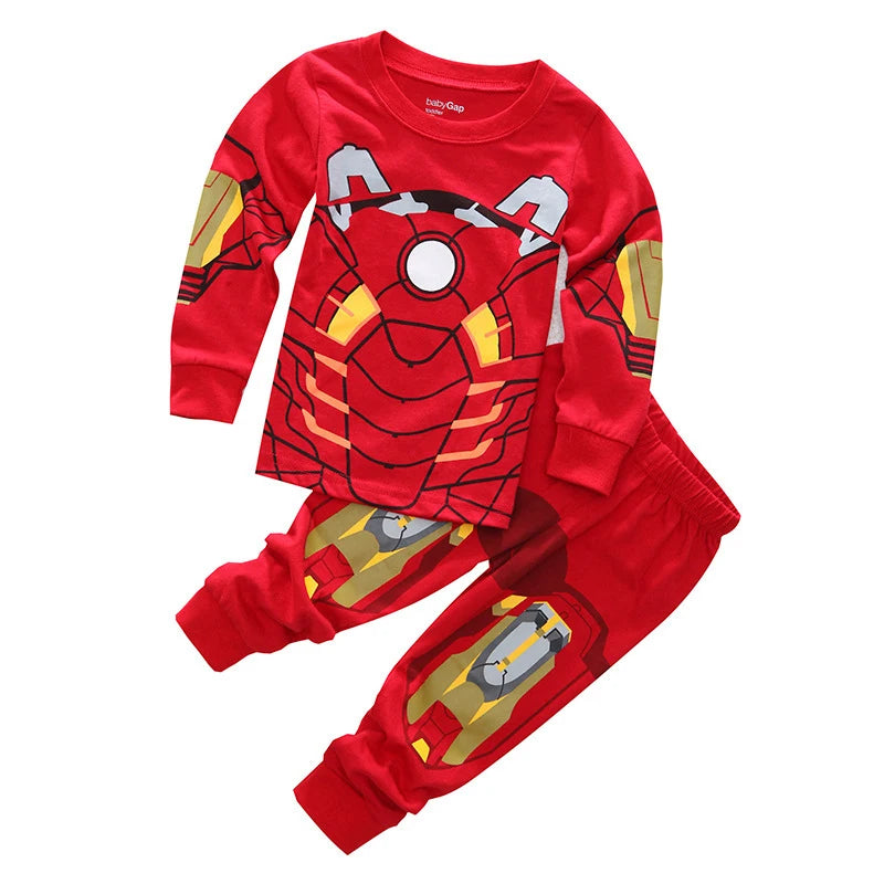 Children's Pajamas Series Pajamas Sets Baby Girls Boys Clothes Pijamas Cartoon Long Sleeve Sleepwear