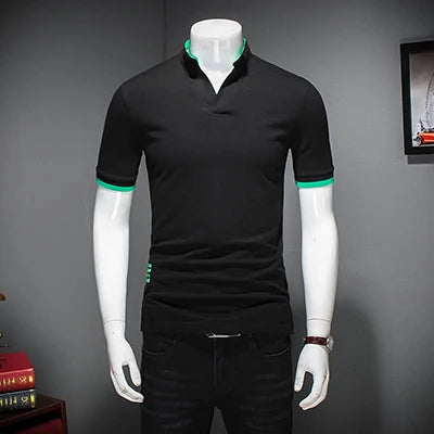 Summer Fashion Men's T Shirt Casual Patchwork Short Sleeve T Shirt Mens Clothing Trend Casual Slim Fit Hip-Hop Top Tees 5XL