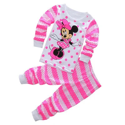 Children's Pajamas Series Pajamas Sets Baby Girls Boys Clothes Pijamas Cartoon Long Sleeve Sleepwear