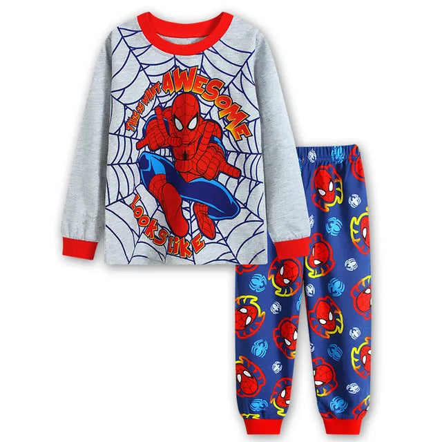 Children's Pajamas Series Pajamas Sets Baby Girls Boys Clothes Pijamas Cartoon Long Sleeve Sleepwear
