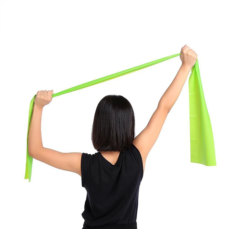 1.5m/1.8m Resistance Bands Latex Free Home Gym Fitness Equipment For Physical Therapy,Pilates,Stretch,Yoga,Strength Training