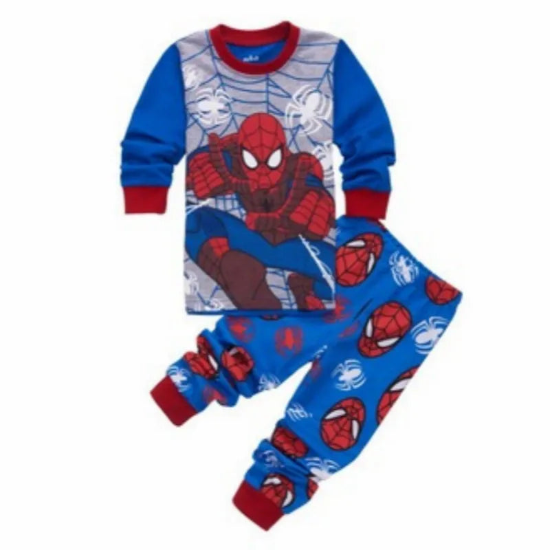 Children's Pajamas Series Pajamas Sets Baby Girls Boys Clothes Pijamas Cartoon Long Sleeve Sleepwear