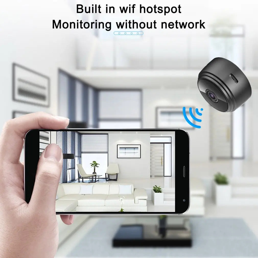 2024 New A9 Mini Camera HD Smart Home Security IP WiFi Camera Night Micro Camera Voice Video Recorder Wireless Mini Camcorders