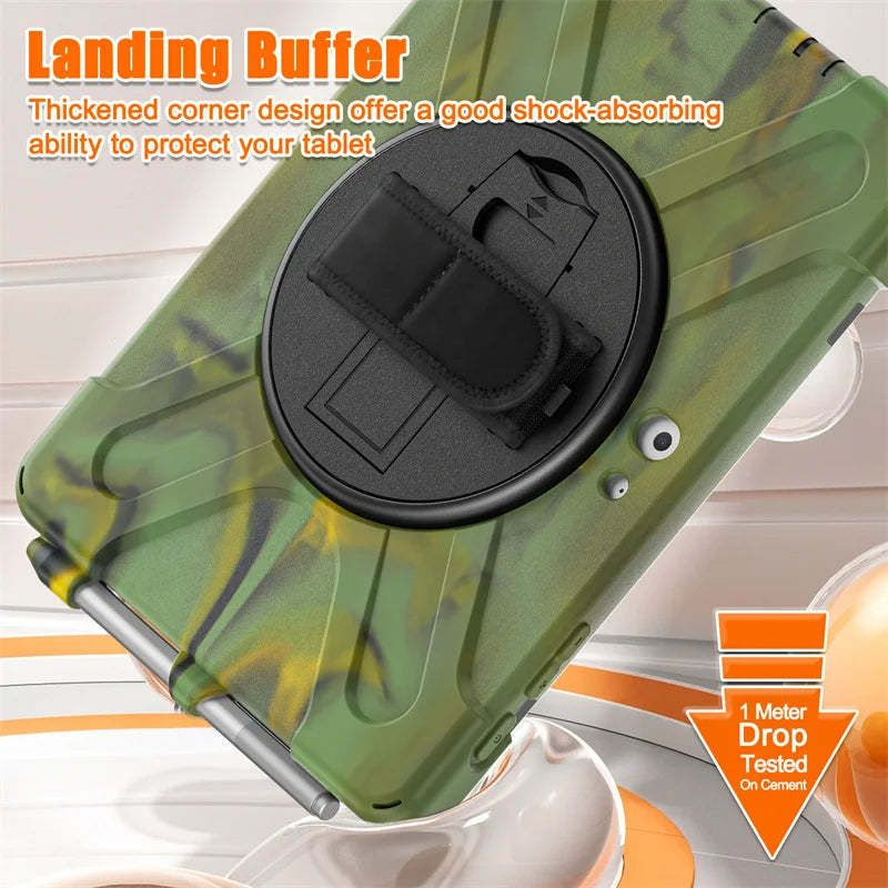 360 Rotating Shockproof Laptop Tablet Cover for Microsoft Surface Go 4 3 2 1 10.5" Pro X 7 6 5 4 12.3 inch Case Funda Capa Coque