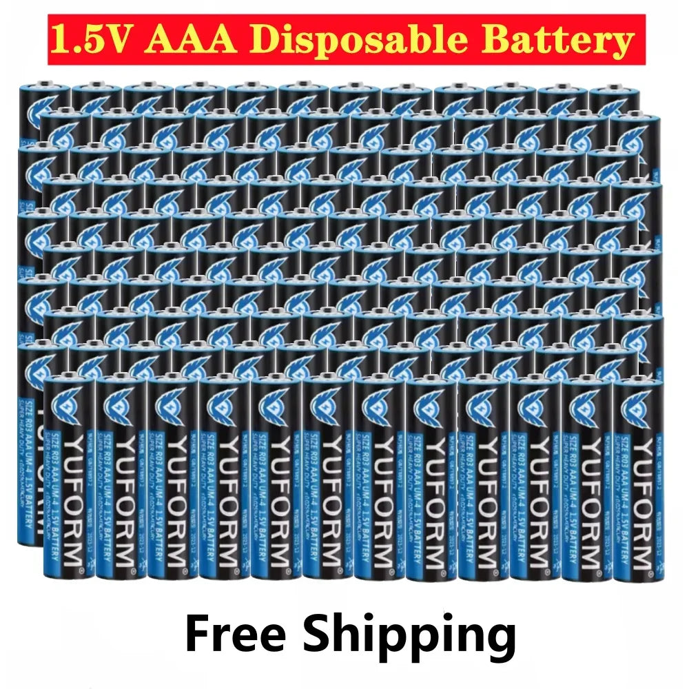 2023NEW 1.5V AAA Disposable Alkaline Dry Battery for Led Light Toy Mp3 Camera Flash Razor CD Player Wireless Mouse Keyboard 8800 mAh Capacity