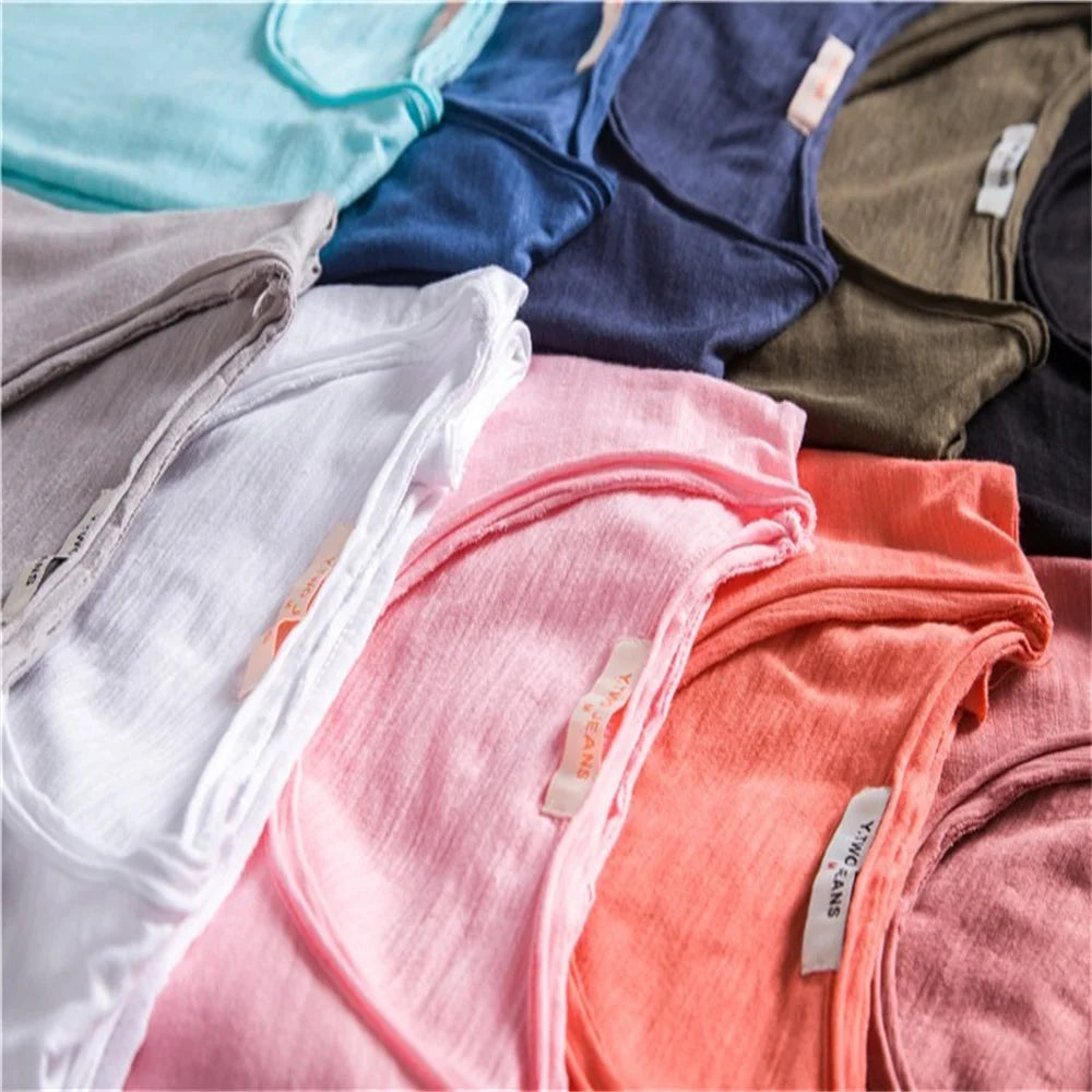 2021 Summer 100% cotton T shirt Men Casual Soft Fitness Shirt Men T Shirt Tops Tee Shirts O Neck Short Sleeve Tshirt Men