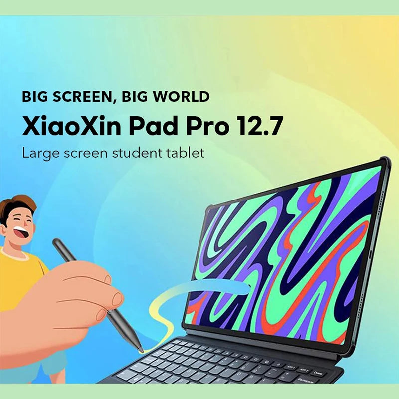 Global Rom Lenovo XiaoXin Pad Pro 12.7 Inch Snapdragon 870 LCD Giant HD Screen 144Hz 8GB 128GB/256GB 10200mAh Android 13 Tablets