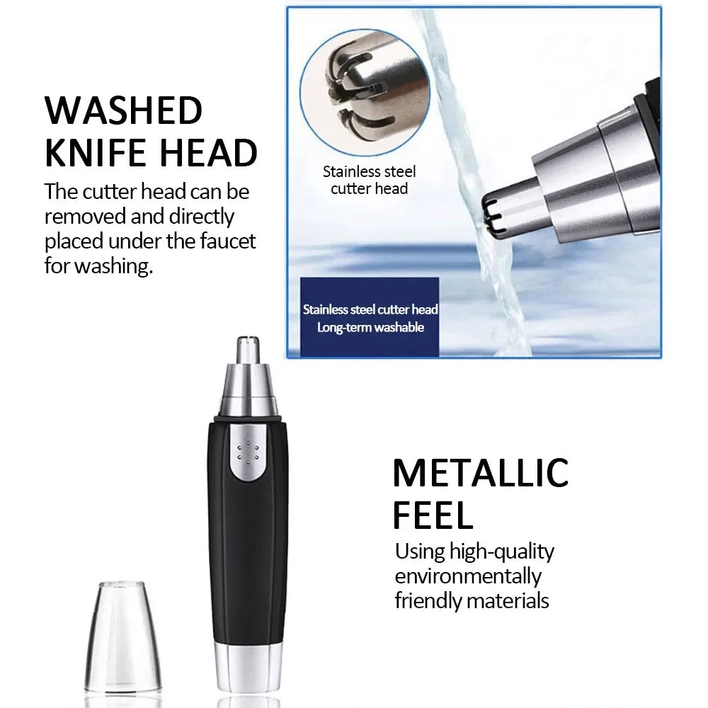 Electric Nose Hair Trimmer Implement Shaver Clipper Men Women Ear Neck Eyebrow Trimmer Shaver Man Clean Trimer Razor