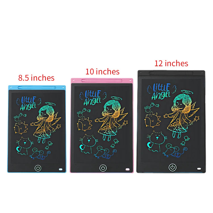 6.5/8.5/10/12 inch Lcd Writing Tablet Drawing Board Graffiti Sketchpad Magic Erasable Handwriting Pad Toys for Kids Boys Gifts