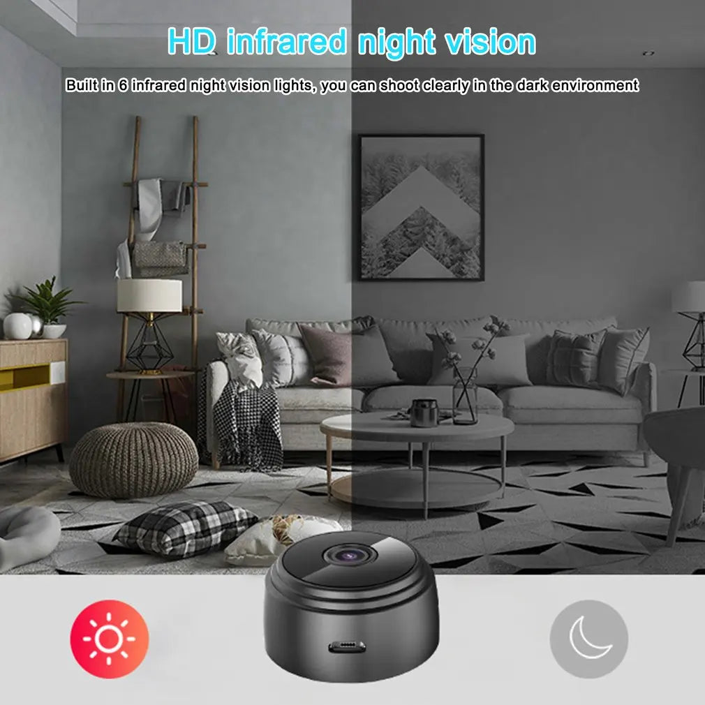 2024 New A9 Mini Camera HD Smart Home Security IP WiFi Camera Night Micro Camera Voice Video Recorder Wireless Mini Camcorders