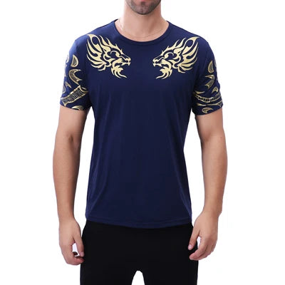 Summer Fashion Men's T Shirt Casual Patchwork Short Sleeve T Shirt Mens Clothing Trend Casual Slim Fit Hip-Hop Top Tees 5XL