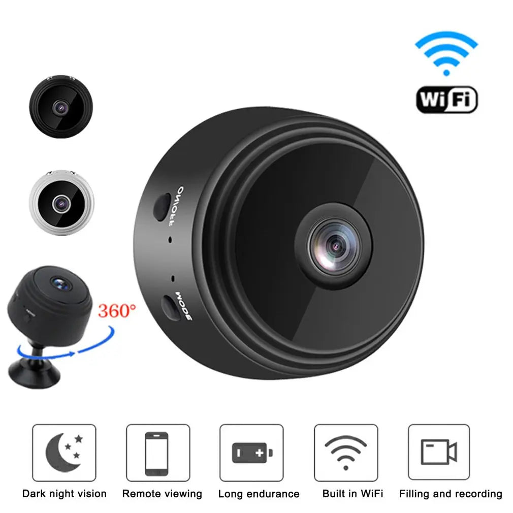 2024 New A9 Mini Camera HD Smart Home Security IP WiFi Camera Night Micro Camera Voice Video Recorder Wireless Mini Camcorders