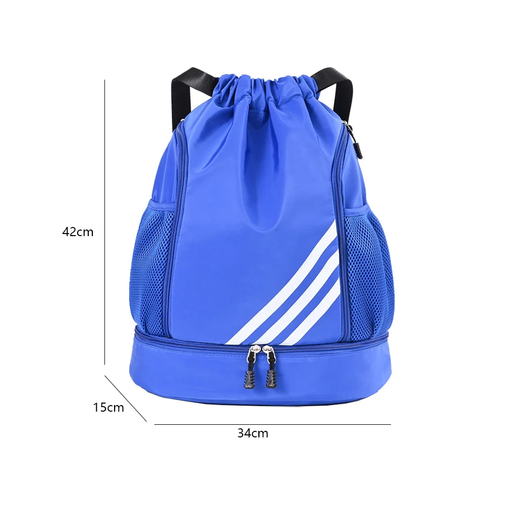 New Basketball Backpack Outdoor Waterproof Swimming Fitness Travel Sports Bag Elastic Functional Shoulder Bags Basketball Pouch