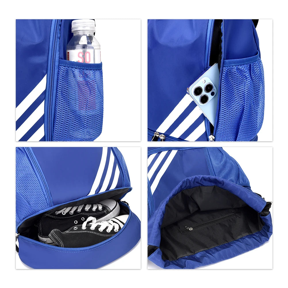 New Basketball Backpack Outdoor Waterproof Swimming Fitness Travel Sports Bag Elastic Functional Shoulder Bags Basketball Pouch