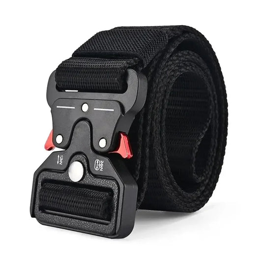 1pcs Nylon Canvas Waistband Tactics Fabric Buckle Hook Training Shorts Men Belt