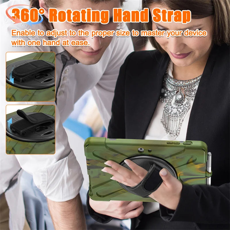 360 Rotating Shockproof Laptop Tablet Cover for Microsoft Surface Go 4 3 2 1 10.5" Pro X 7 6 5 4 12.3 inch Case Funda Capa Coque