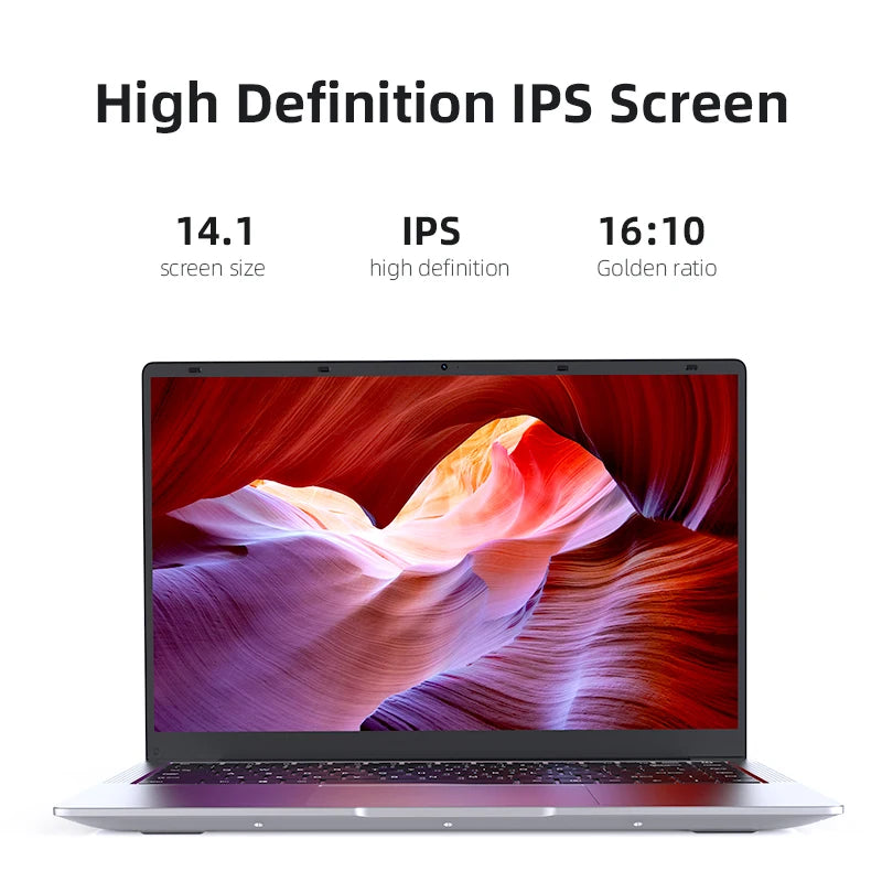 2024 Laptop Computer Windows 11 Notebook 14.1" Intel Core i7 7500U 12GB DDR4 512GB 1TB SSD 1920*1080P Office Study PC computer