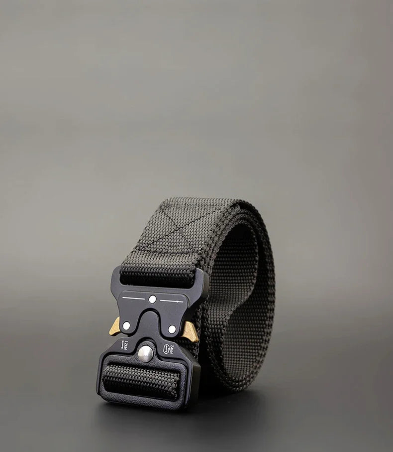 1pcs Nylon Canvas Waistband Tactics Fabric Buckle Hook Training Shorts Men Belt
