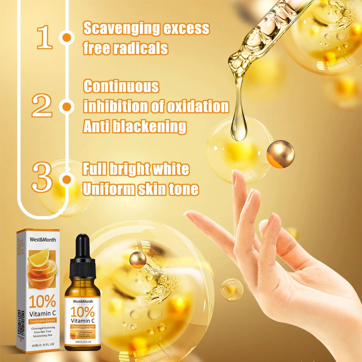 Vitamin C Serum To Skin Serum Hydrating Resurfacing Nourishing Serum Beauty Care Cosmetics