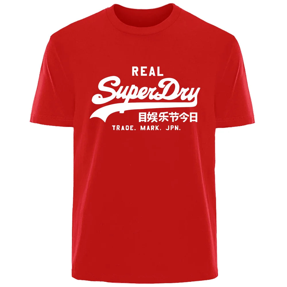 Summer Personality Letters High quality 100% cotton breathable Comfortable T-shirt Outdoor men's top casual fashion street wear