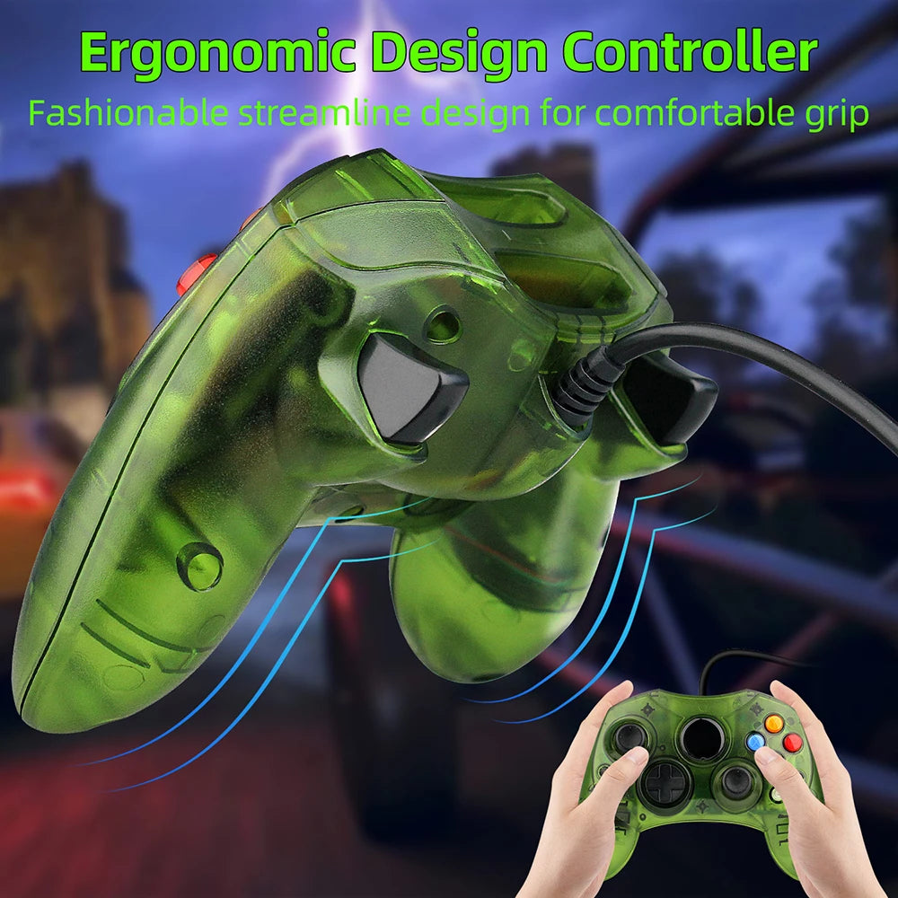 OSTENT Wired Game Controller for Xbox Old Generation Wired Gamepad Gaming Joystick Joypad for Microsoft Xbox