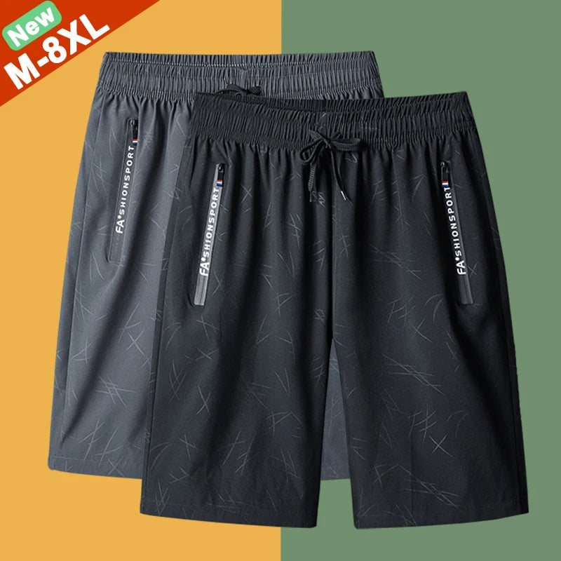 Summer Shorts Men Free Ship Casual Shorts Male Plus Size 7XL 8XL Cool Short Pants Boy Camping Sports Clothing Home Wearing Dad