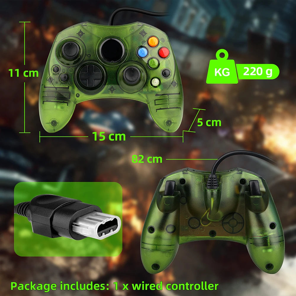 OSTENT Wired Game Controller for Xbox Old Generation Wired Gamepad Gaming Joystick Joypad for Microsoft Xbox