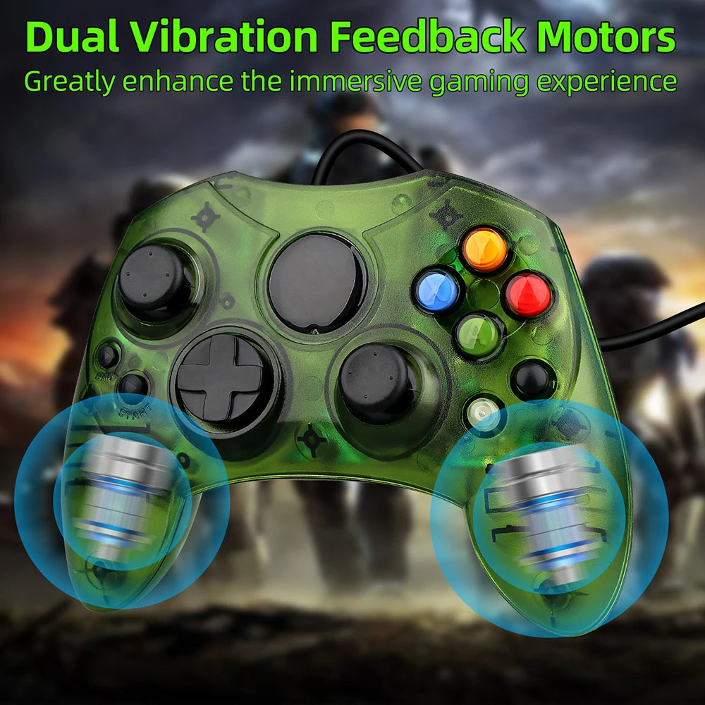 OSTENT Wired Game Controller for Xbox Old Generation Wired Gamepad Gaming Joystick Joypad for Microsoft Xbox