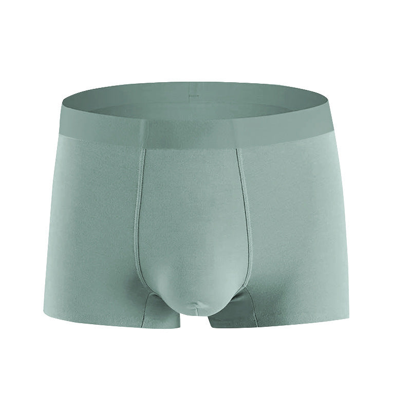 Modal Texture Men's Traceless Flat Angle Large Size Panties Pure Cotton