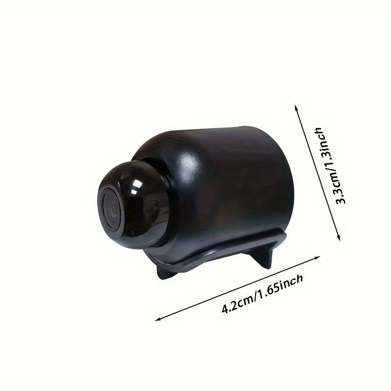 1pc Wireless Smart Home Security Camera With Night Vision, USB Powered, WiFi Remote Monitoring, Indoor Surveillance With Loop Recording And Ultra Wide Angle