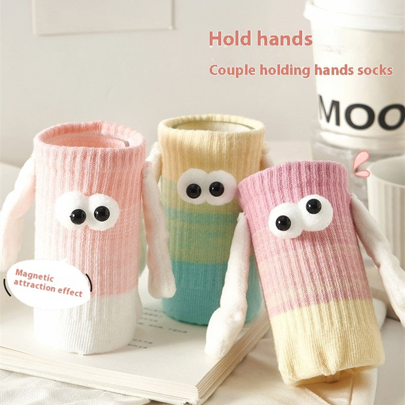 Gradient Color Socks That Pull On The Hand