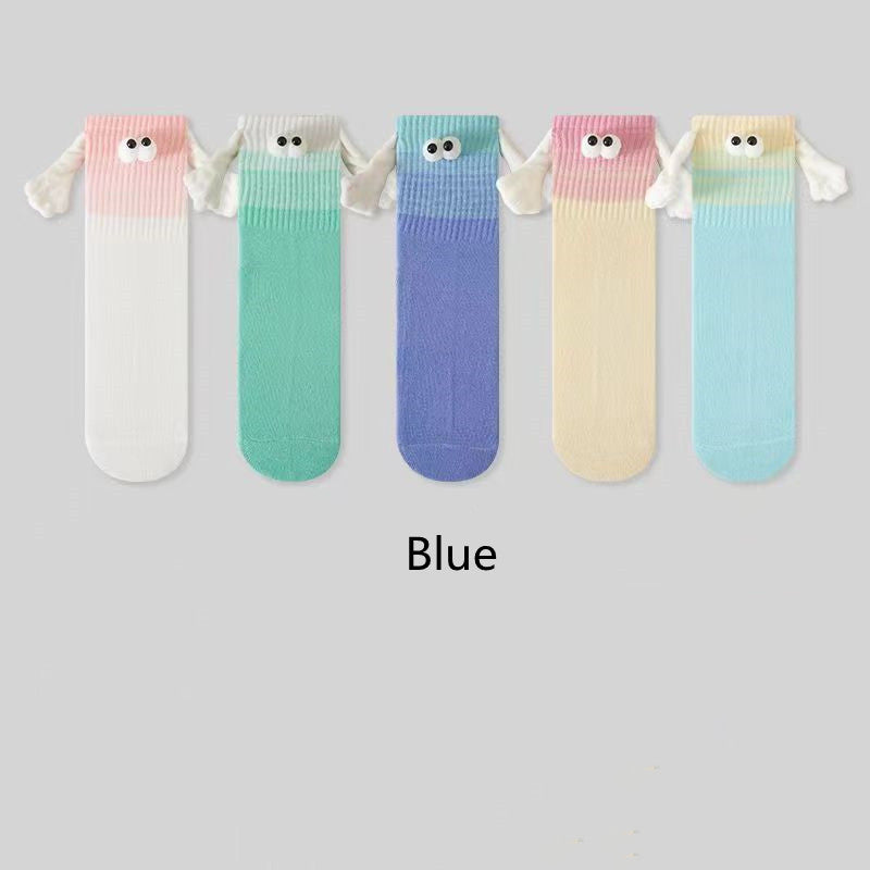 Gradient Color Socks That Pull On The Hand