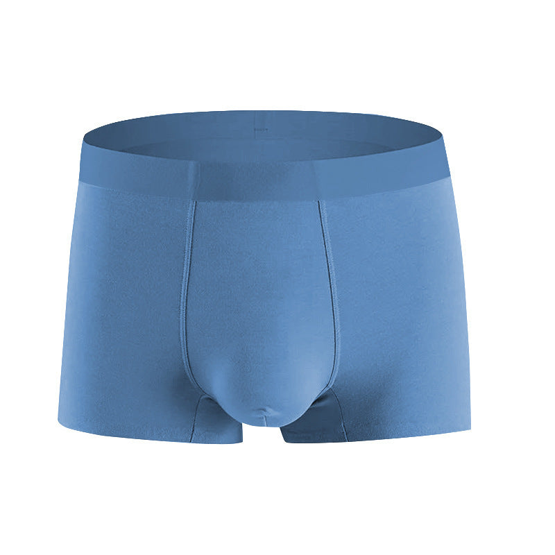 Modal Texture Men's Traceless Flat Angle Large Size Panties Pure Cotton