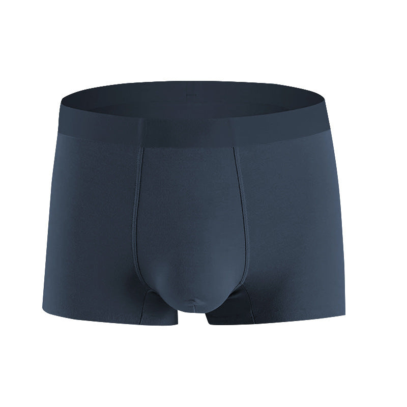 Modal Texture Men's Traceless Flat Angle Large Size Panties Pure Cotton